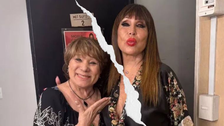 Moria Casán estalló contra Betiana Blum tras un tenso encuentro en los camarines del teatro. / Archivo