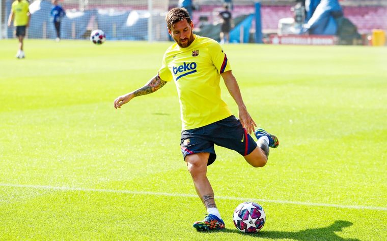 A Leo lo esperan mañana para los test PCR. Foto: @FCBarcelona_es