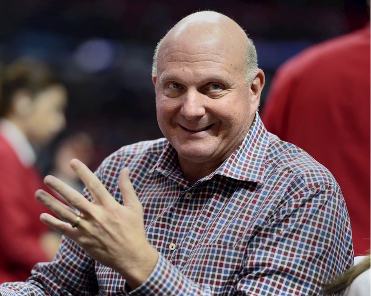 Steve Ballmer, dueño de Los Angeles Clippers. EFE Foto: EFE