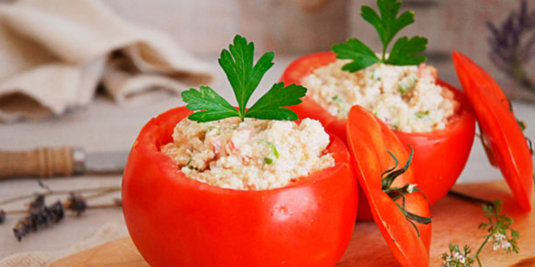 Tomates rellenos Foto: Nadirtips