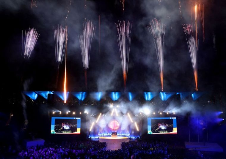 Con la fiesta de la ceremonia de clausura se bajó el telón de los Juegos Panamericanos de Santiago 2023. Foto: Reuters