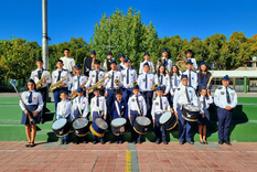 La banda de música Raúl Larrañaga.