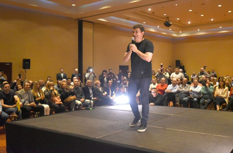 Omar De Marchi cuando era presidente del PRO en Mendoza Foto: Maximiliano Ríos / MDZ