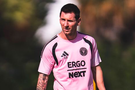 Lionel Messi se reincorporó a las prácticas con Inter Miami.