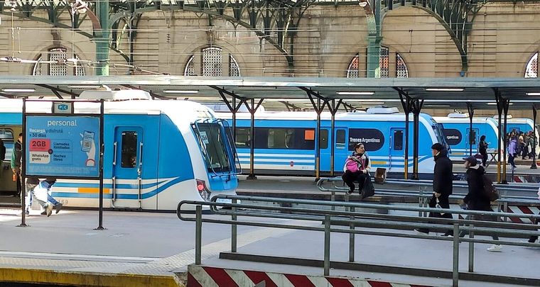 El servicio de trenes se verá interrumpido durante el paro general Foto: Agencia Noticias Argentinas