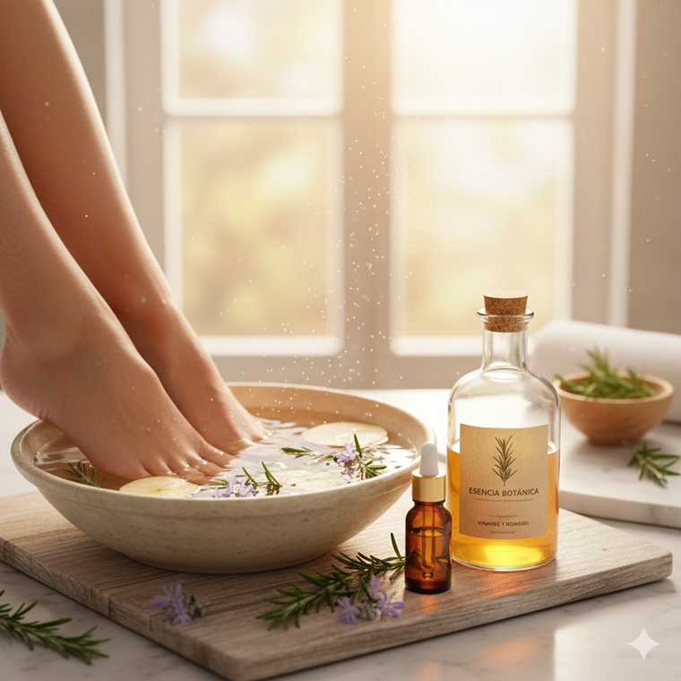 Un relax para los pies cada día. Fuente: IA Gemini-