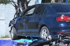 Así quedaron los rodados tras el accidente Foto: Twitter: @CompactoNea Así quedaron los rodados tras el accidente Foto: Twitter: @CompactoNea