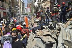 Tras el estallido del 4 de agosto, que dejó imágenes como las de esta foto, otra vez hubo una explosión en Beirut. Foto: GETTY IMAGES