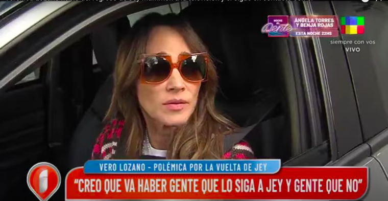 Verónica Lozano se refirió a la vuelta de Jey Mammon a la televisión.