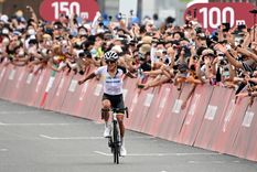 Carapaz ganó la segunda medalla de oro en la historia de Ecuador Foto: DPA