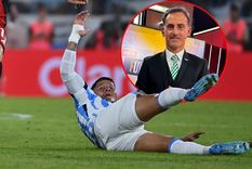 Diego Latorre liquidó a Marcos Rojo por su expulsión en Racing-River. Diego Latorre liquidó a Marcos Rojo por su expulsión en Racing-River.