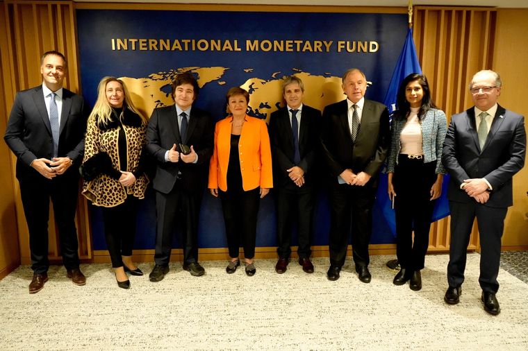 Expectativa en el Gobierno por un posible acuerdo con el FMI Foto: Presidencia