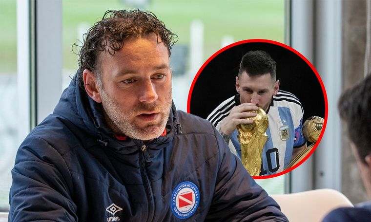 Gabriel Milito habló de Lionel Messi.