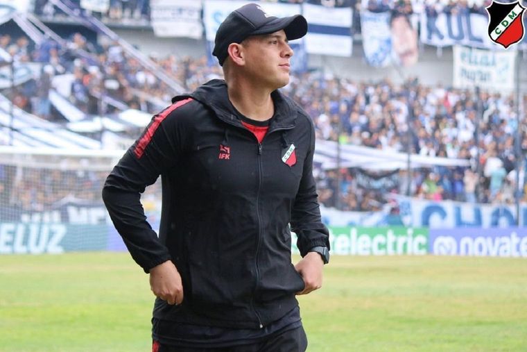 Luis García, en su paso por Maipú. Luis García, en su paso por Maipú. 