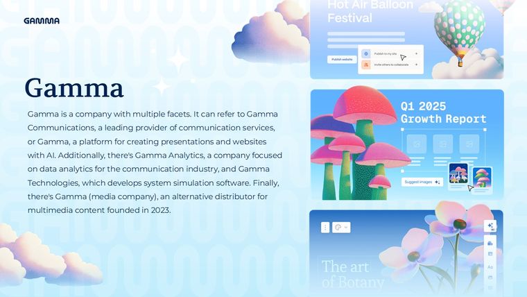 Gamma AI: la inteligencia artificial para crear presentaciones. Gamma AI: la inteligencia artificial para crear presentaciones.