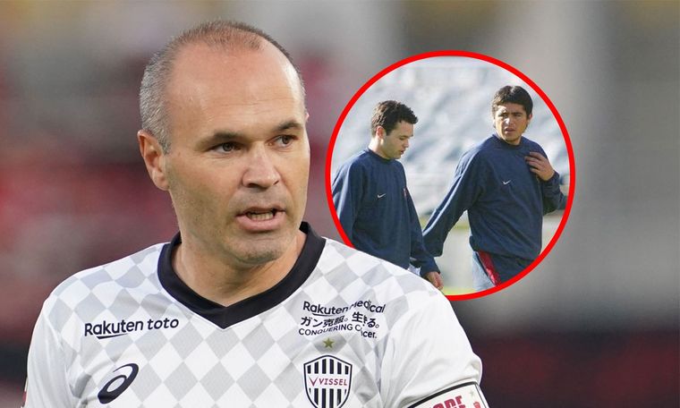 Iniesta le dejó un mensaje a Riquelme.