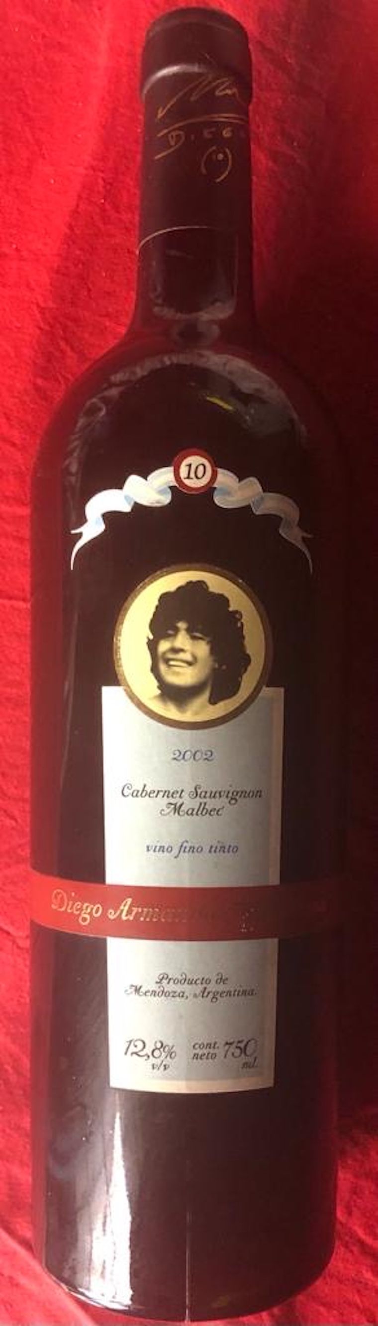 El vino de Maradona.