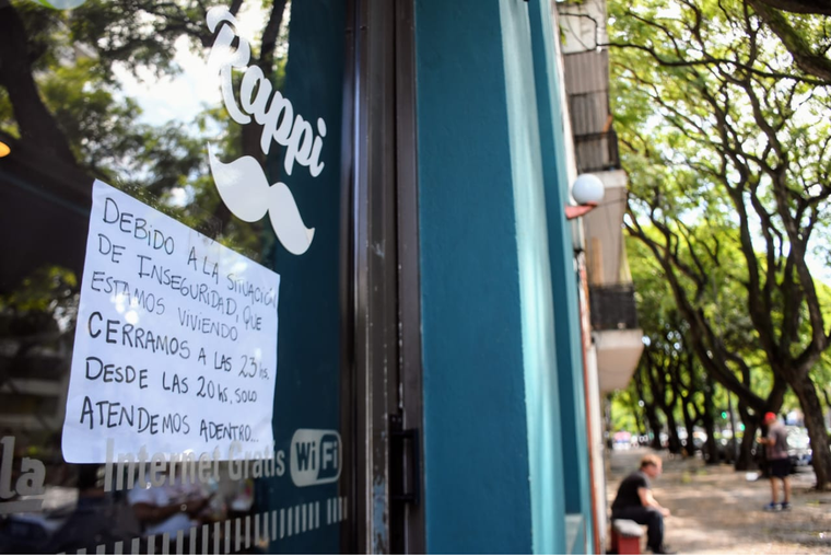 Rosario, paralizada por la violencia Foto: Gentileza Juan José García