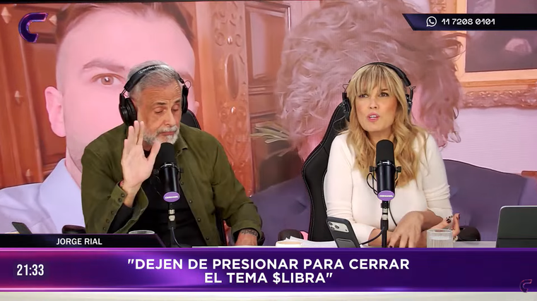 Jorge Rial y un picante consejo a Javier Milei. Jorge Rial y un picante consejo a Javier Milei. 