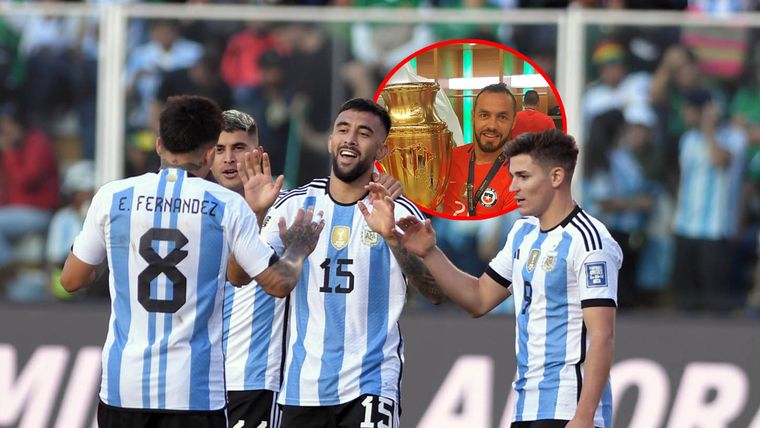 El elogio de Marcelo Díaz, figura de la Selección chilena que ganó las dos Copas Américas, a la Scaloneta Foto: Télam