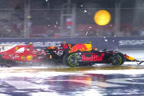 Ferrari y Red Bull protagonizaron una inesperada largada en el GP de Singapur en 2017. Ferrari y Red Bull protagonizaron una inesperada largada en el GP de Singapur en 2017.