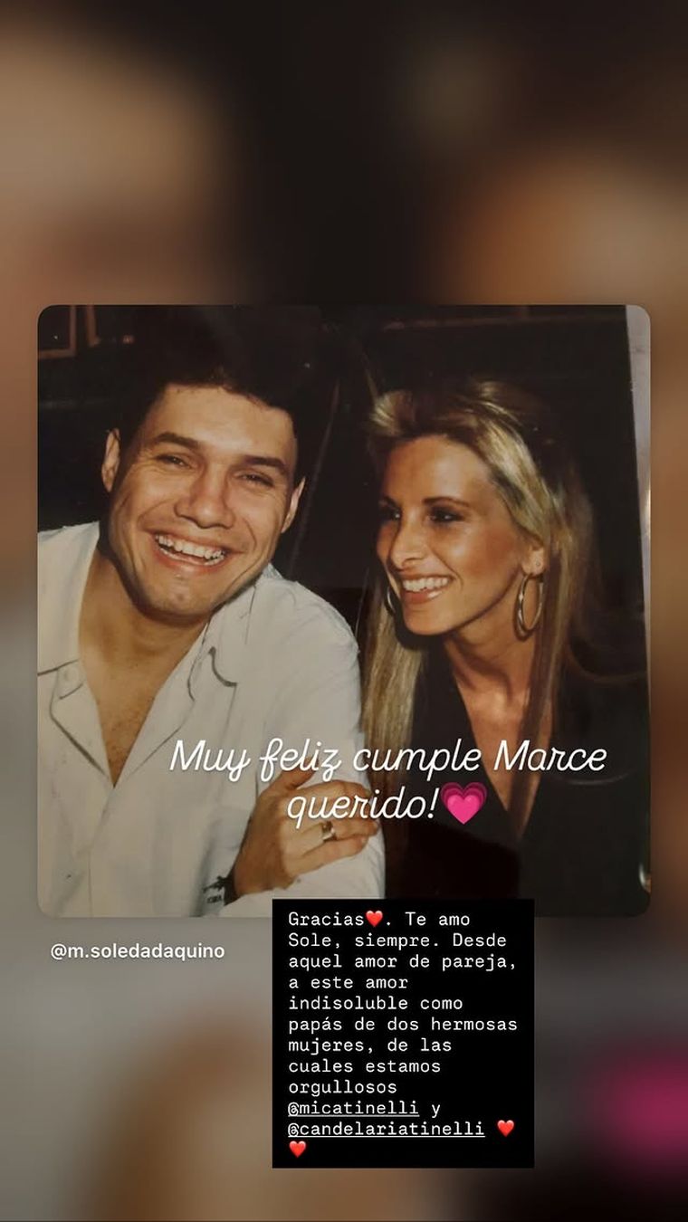 La respuesta de Tinelli. La respuesta de Tinelli.