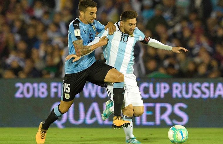 Messi jugará su cuarto partido en Montevideo Foto: Conmebol