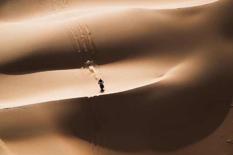 Imponente imagen. Foto: @dakar