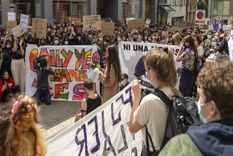 La protesta tuvo una gran mayoría de mujeres. Foto: VidyutiNews.