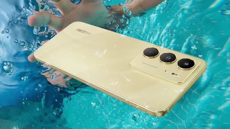 El realme 14x ofrece un diseño en color Peridot Green con una terminación resistente. El realme 14x ofrece un diseño en color Peridot Green con una terminación resistente.