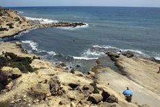 El Mediterráneo, otra vez escenario de un naufragio. Foto: Efe.