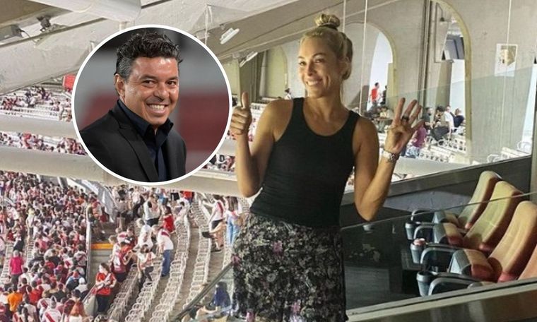 Geraldine La Rosa se mostró activas en las redes sociales. La ex mujer de Marcelo Gallardo respondió a su manera a las declaraciones del DT de River.