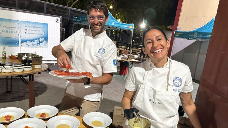 Juan Ventureyra -Riccitelli Bistró- y Flavia Amad -Osadía de crear-. Juan Ventureyra -Riccitelli Bistró- y Flavia Amad -Osadía de crear-.