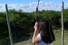 La pequeña estaba de excursión junto a sus compañeros La pequeña estaba de excursión junto a sus compañeros