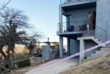 El departamento donde encontraron sin vida al financista Gabriel Di Noto en Villa Carlos Paz. Foto: gentileza