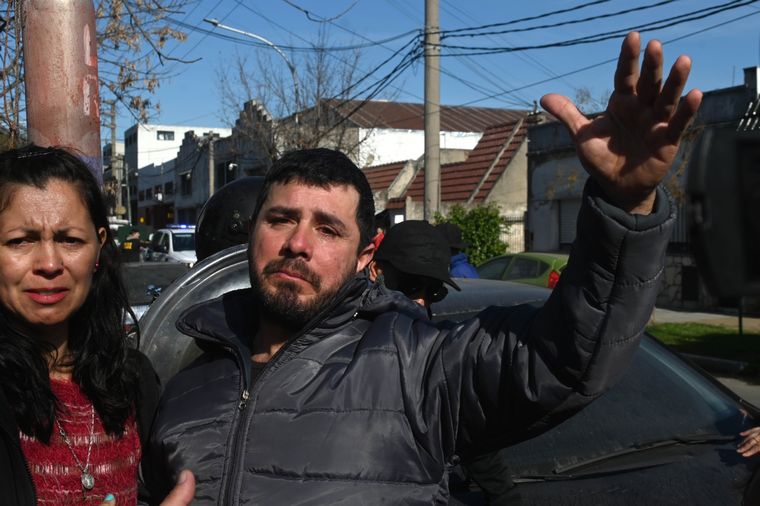 El padre de Morena habló de la situación que atravesaba con la madre de la menor asesinada en Lanús Foto: Télam