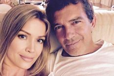 Antonio Banderas y Nicole Kimple. Foto: Instagram.