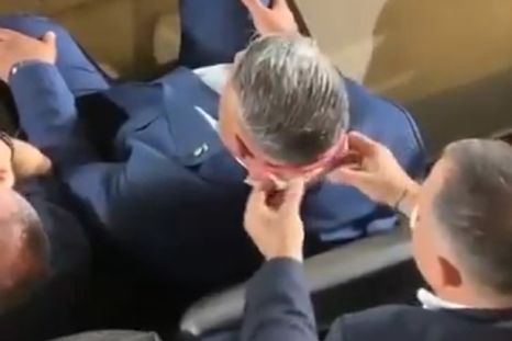 La imagen se volvió viral durante un partido de la Selección argentina. La imagen se volvió viral durante un partido de la Selección argentina.