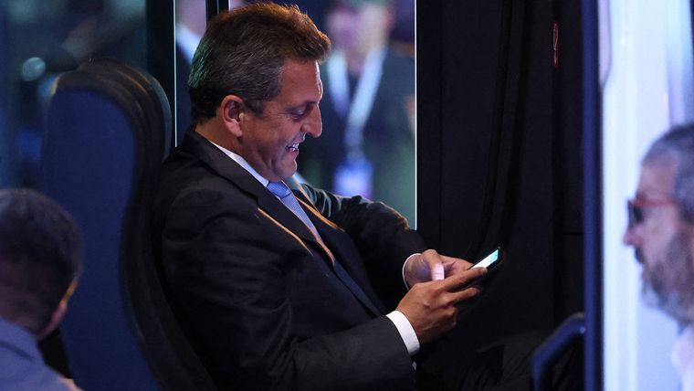 Sergio Massa se ilusiona de cara al balotaje del 19 de noviembre Foto: Noticias Argentinas