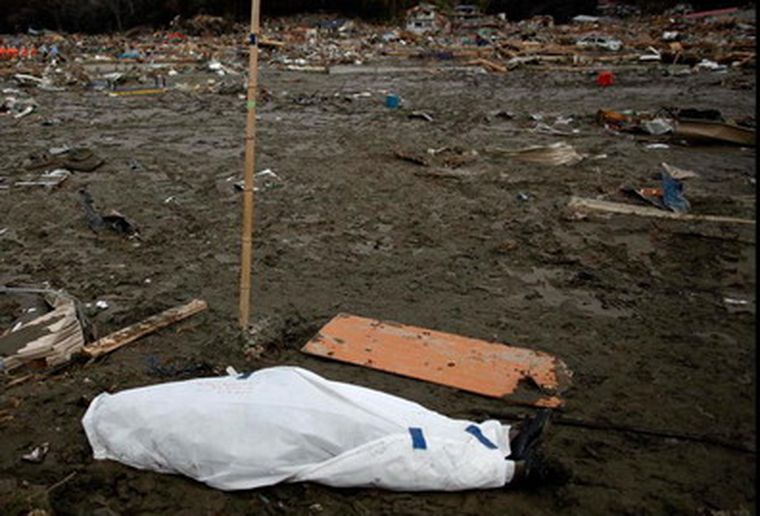 La catástrofe en Japón ya suma unos 10 mil muertos. Foto: efe