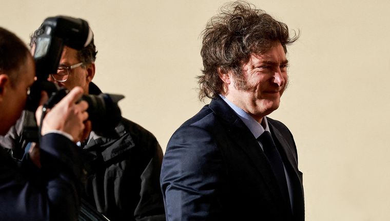 El presidente anunció el viernes pasado el cierre de Télam Foto: NA