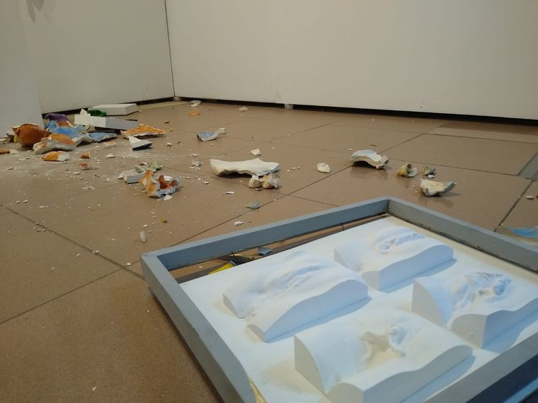 Así quedó la muestra en la UNCuyo.