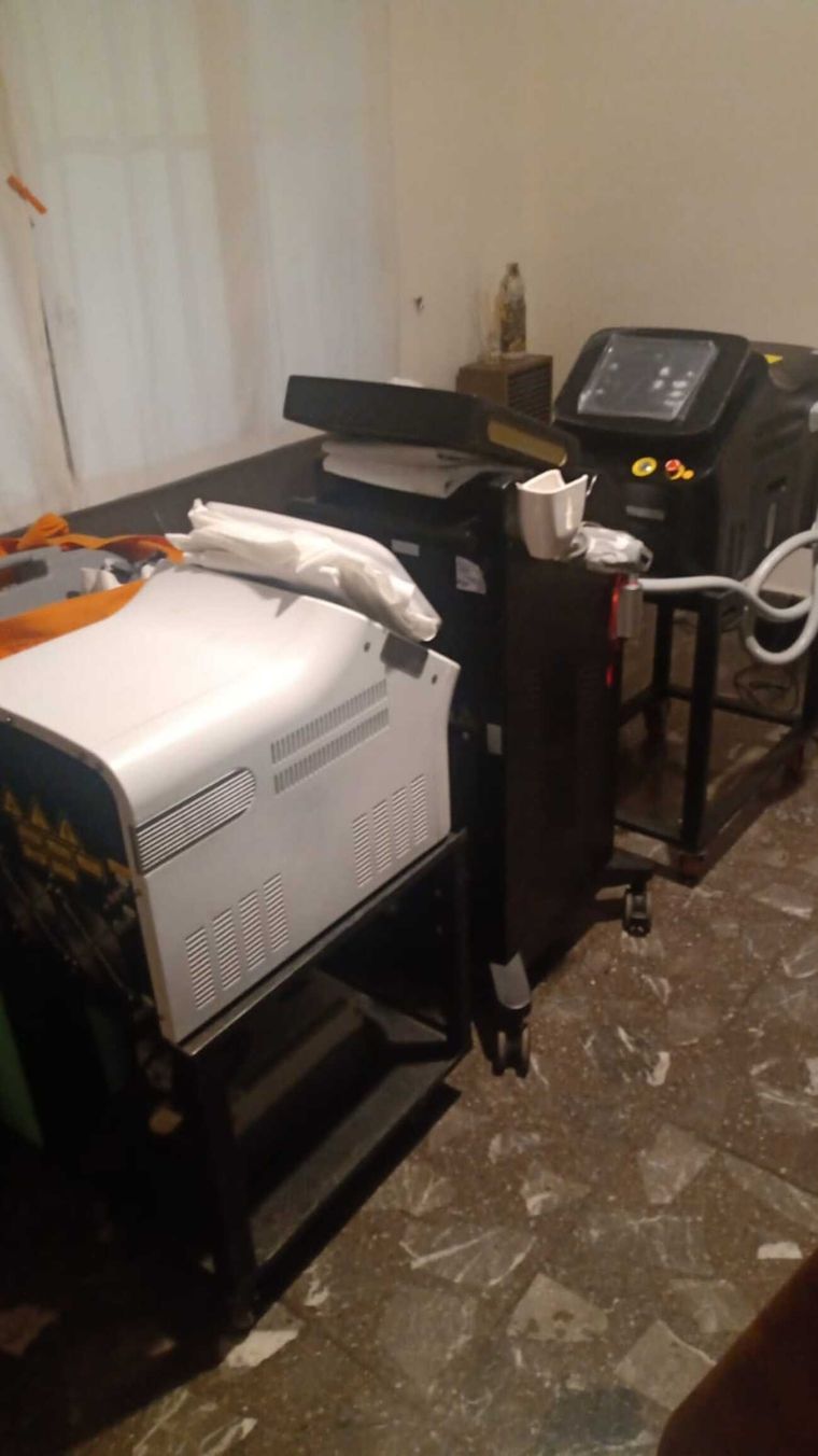 Parte de las máquinas secuestradas