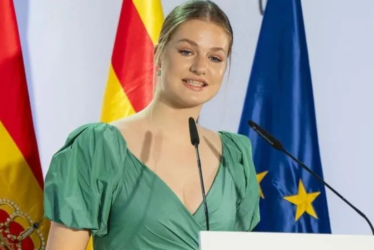 Leonor de Borbón Foto: INSTAGRAM @letiziaortizfanss