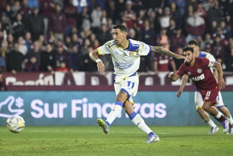 Ángel Di María se refirió al polémico penal que le cobraron a Rosario Central ante Lanús. Ángel Di María se refirió al polémico penal que le cobraron a Rosario Central ante Lanús.