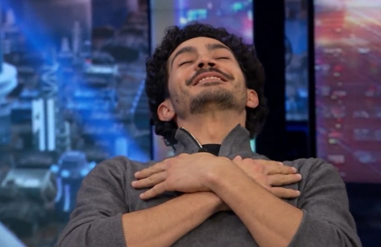 El Chino Darín durante el programa español El Hormiguero