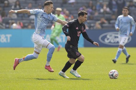El Inter Miami de Messi venció al New York City en el Yankee Stadium. El Inter Miami de Messi venció al New York City en el Yankee Stadium.