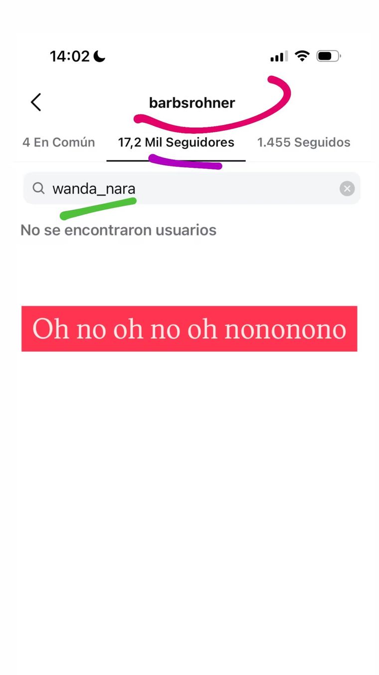 Rohner y Wanda no se siguen en redes sociales. / Foto: @juariu Rohner y Wanda no se siguen en redes sociales. / Foto: @juariu
