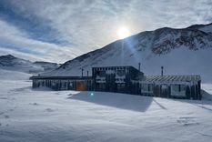 Las inusuales nevadas se dieron en gran parte del Sur de la Cordillera mendocina Foto: El Azufre