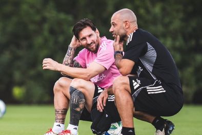MDZol | En conferencia de prensa, Javier Mascherano habló sobre la vuelta de Messi en Inter Miami. Foto: Prensa Inter Miami CF
